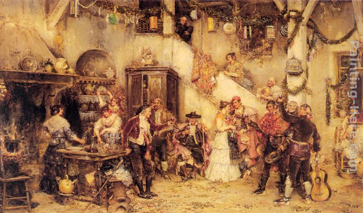 Fiesta Time painting - Pablo Juan Salinas Fiesta Time art painting